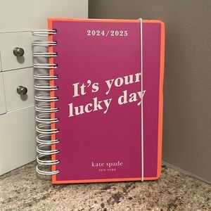 Kate Spade Agenda Planner August 2024 - December 2025 It's Your Lucky Day